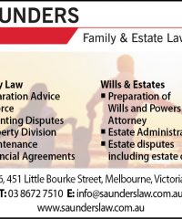 Saunders Family & Estate Lawyers