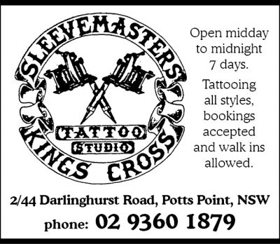 Sleevemasters Tattoo Kings Cross