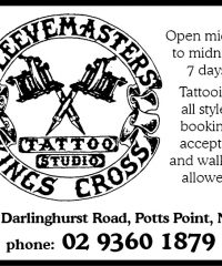 Sleevemasters Tattoo Kings Cross