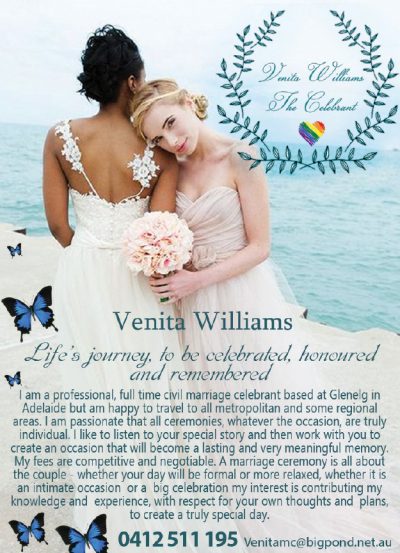 Venita Williams Celebrant