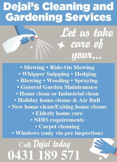 Dejai’s Cleaning and Gardening Services
