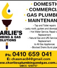 Charlie’s Plumbing & Gas Solutions