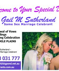 Gail Sutherland – Marriage Celebrant