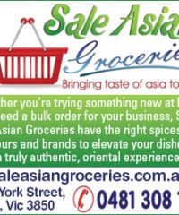 Sale Asian Groceries