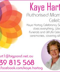 Kaye Hartog Civil Celebrant