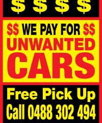 We Pay Cash For Unwanted Cars