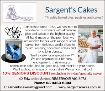 Sargent&#8217;s Cakes