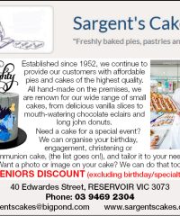 Sargent’s Cakes