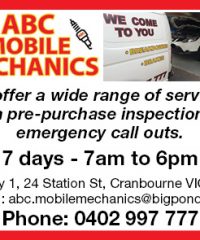 ABC Mobile Mechanics